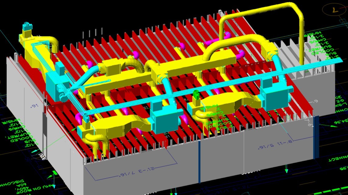 Rooftop HVAC equipment